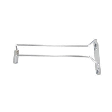 Winco Bar Supplies Each Winco GHC-10 Chrome Plated Glass Hanger Rack 10 Inch for Stemmed Glasses Storage | Denson CFE