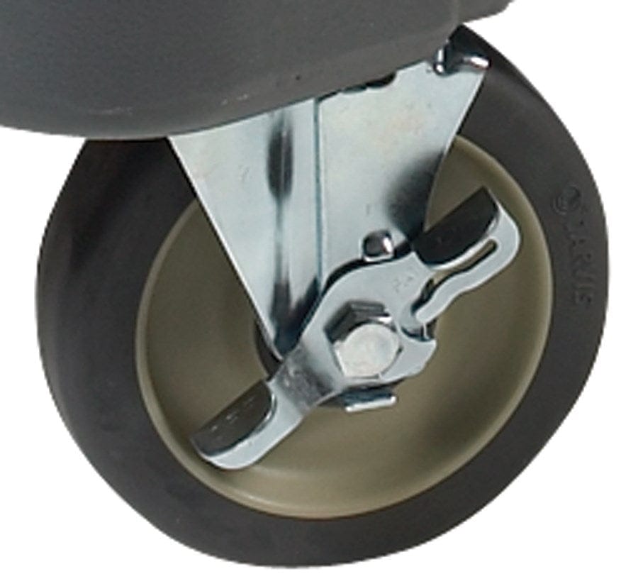 Winco Bar Supplies Each Winco IIC-C5B 5 Inch Swivel Caster with Brake for IIC-29 Polyurethane 150 lb Capacity | Denson CFE