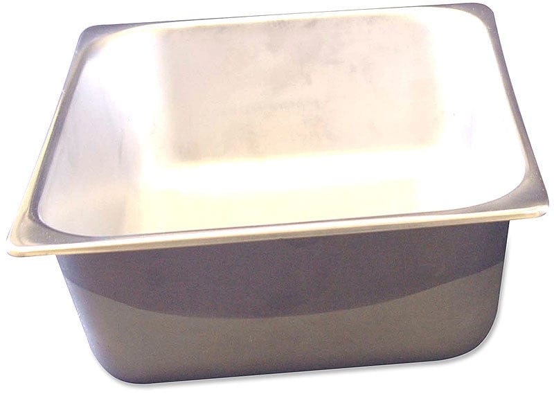 Winco BenchMarkUSA Each Winco 56744 Benchmark Half Size Stainless Steel Solid Steam Table Pan | Denson CFE