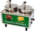 Winco BenchMarkUSA Set Winco Benchmark 51074A Chili and Cheese Warmer with Two Pumps and Adjustable Thermostat | Denson CFE