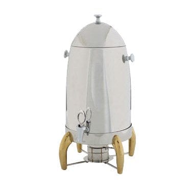 Winco Beverage Equipment Set Winco 905A Virtuoso 5 Gallon Stainless Steel Coffee Chafer Urn with Gold Legs | Denson CFE