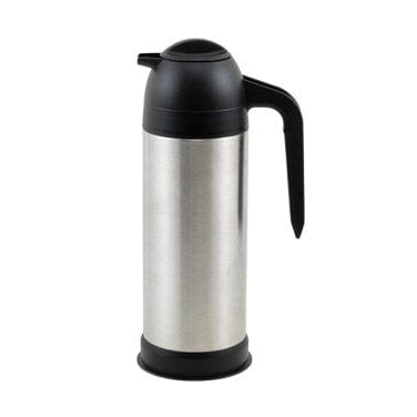 Winco Beverage Service Each Winco VSS33 Coffee Server Insulated Stainless Steel 33 Ounce Elegant Carafe | Denson CFE