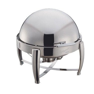 Winco Chafers & Buffetware Set Winco 103B Virtuoso Six Quart Full Size Stainless Steel Round Chafer | Denson CFE