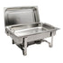 Winco Chafers & Buffetware Set Winco C-2080B Get A Grip Full Size Chafer 8 Quart Stainless Steel | Denson CFE