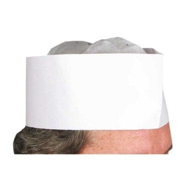 Winco Clothing & Textiles Box Winco DCH-3 Disposable Chef Hats 3 Inches Pack of 100 | Denson CFE