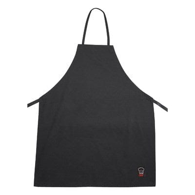 Winco Clothing & Textiles Each / Black Winco BA-3226BK SignatureChef Full Length Bib Apron in Black | Denson CFE