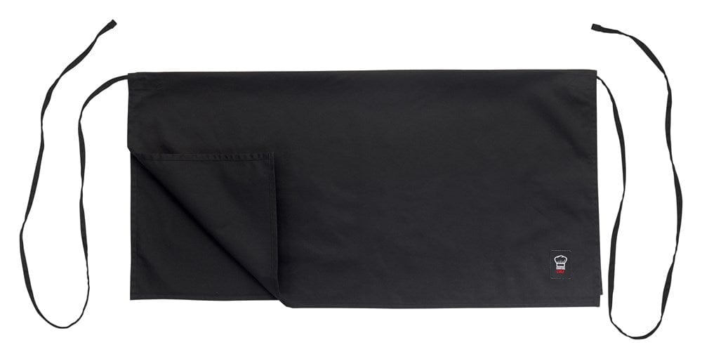 Winco Clothing & Textiles Each / Black Winco WA4-3417K SignatureChef Four-Way Apron 34 inches by 17 inches Black | Denson CFE