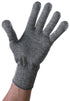 Winco Clothing & Textiles Each Winco GCRA-L Cut Resistant Glove with Antimicrobial Protection ANSI Level A5 in Gray | Denson CFE