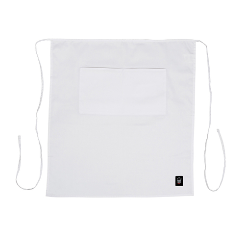 Winco Clothing & Textiles Each Winco WA-3129WH SignatureChef Full Length Bistro Apron White | Denson CFE