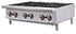 Winco Commercial Restaurant Ranges Set Winco NGHP-6 Spectrum Six Burner Stainless Steel Countertop Gas Hot Plate - 150,000 BTU