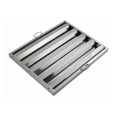 Winco Cooking Equipment Accessories and Gas Connectors Each Winco HFS-2520 Stainless Steel Hood Filter 25 Inch x 20 Inch x 1.5 Inch | Denson CFE