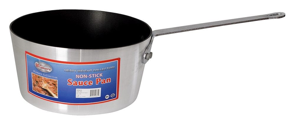 Winco Cookware Each Winco ASP-3NS Sauce Pan, 3-3/4 quart, 8.9" x 4.3", without cover, no