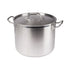 Winco Cookware Set Winco SST-24 Stainless Steel 24 Quart Premium Induction Ready Stock Pot with Cover