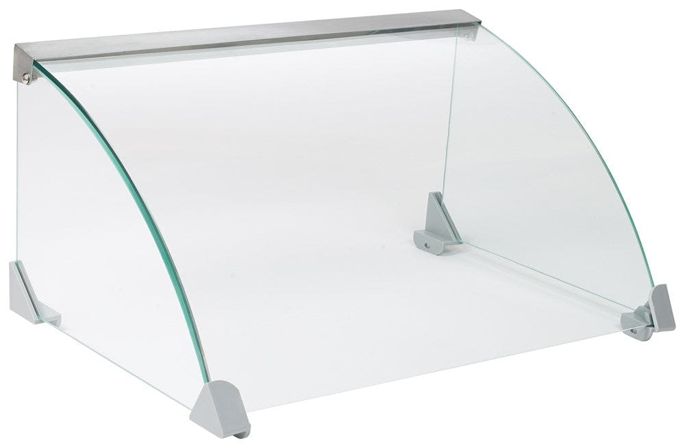 Winco Countertop Equipment Each Winco EHDG-5SG Spectrum Hot Dog Grill Sneeze Guard with Metal Frame Clear | Denson CFE