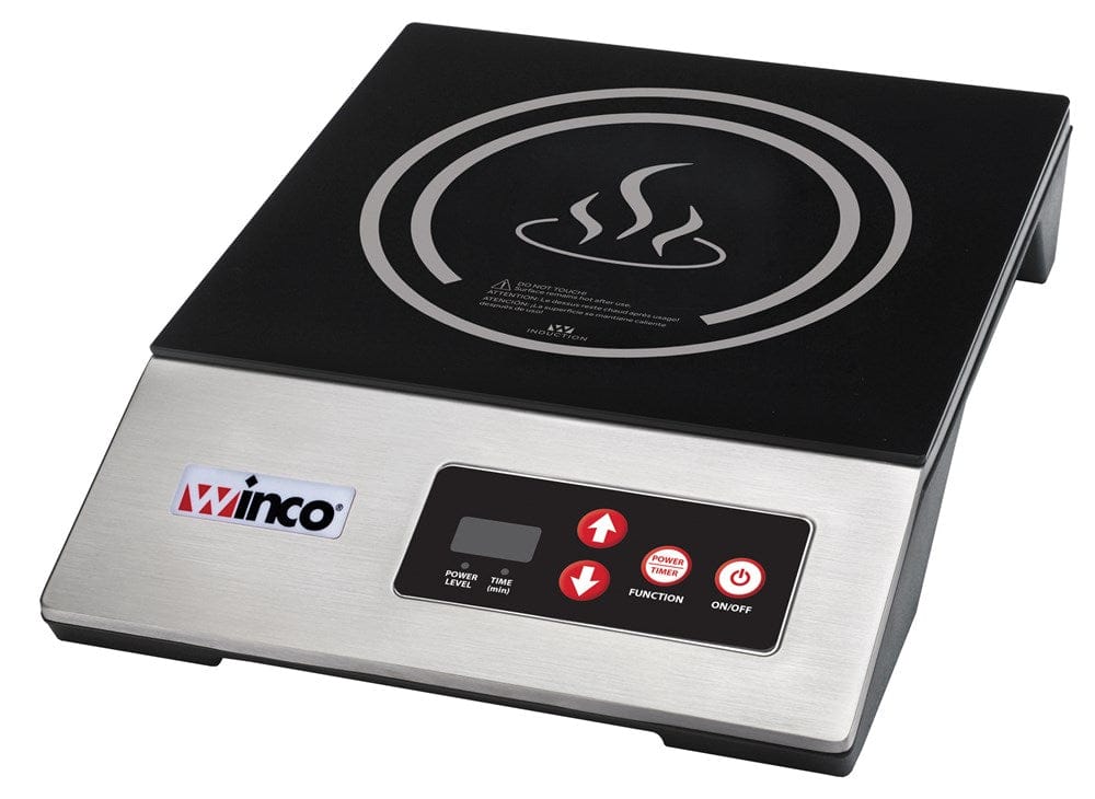 Winco Countertop Equipment Each Winco EIC-400E Commercial Countertop Induction Range Cooker 120 Volt 1800 Watt | Denson CFE