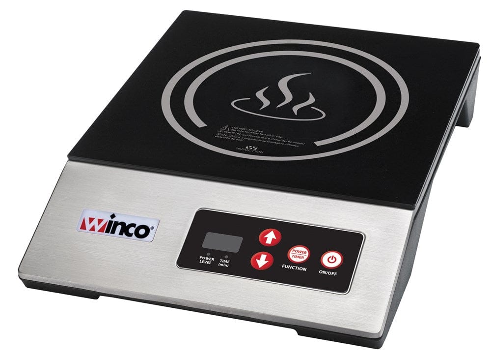 Winco Countertop Equipment Each Winco EIC-400E Commercial Countertop Induction Range / Cooker 120v, 1800w