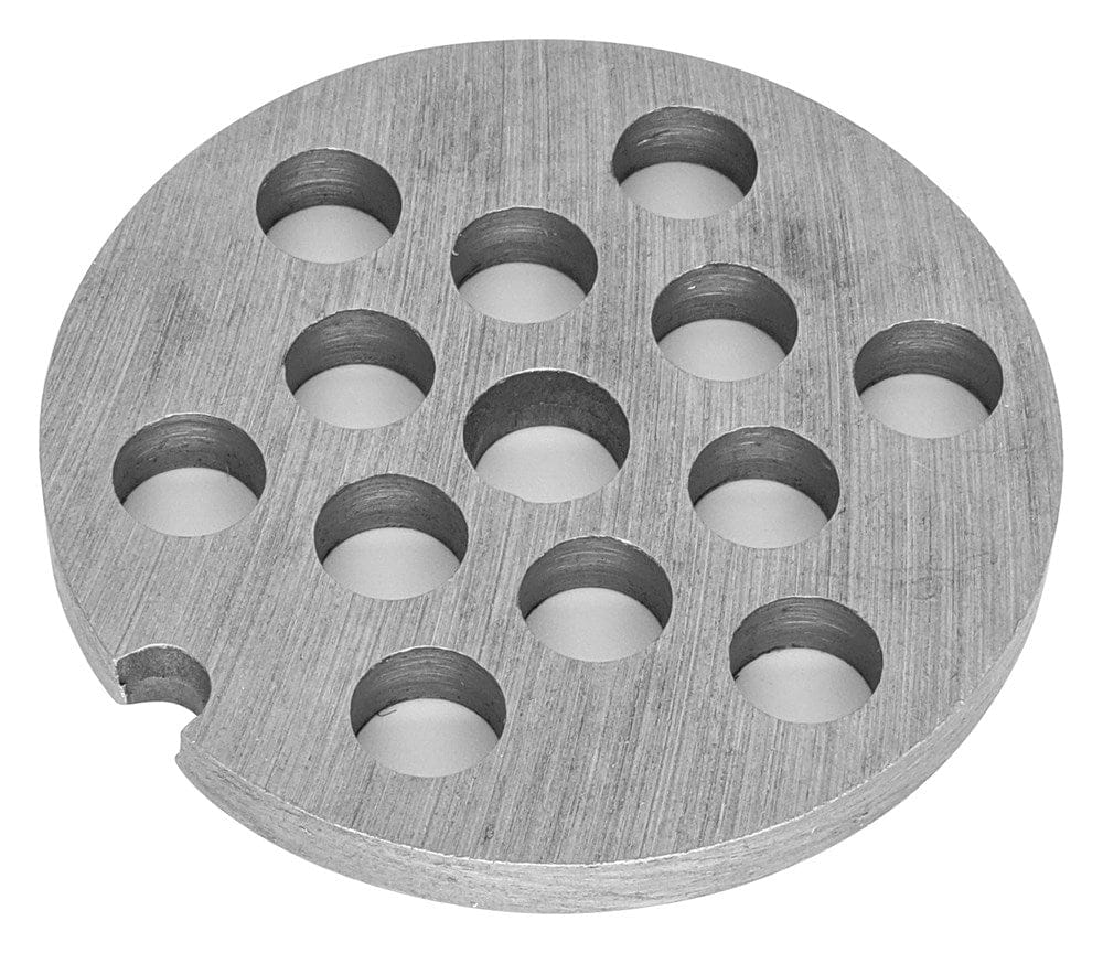 Winco Countertop Equipment Each Winco MG-1038 Grinder Plate for MG-10 Number 10 3/8 Inch Iron | Denson CFE