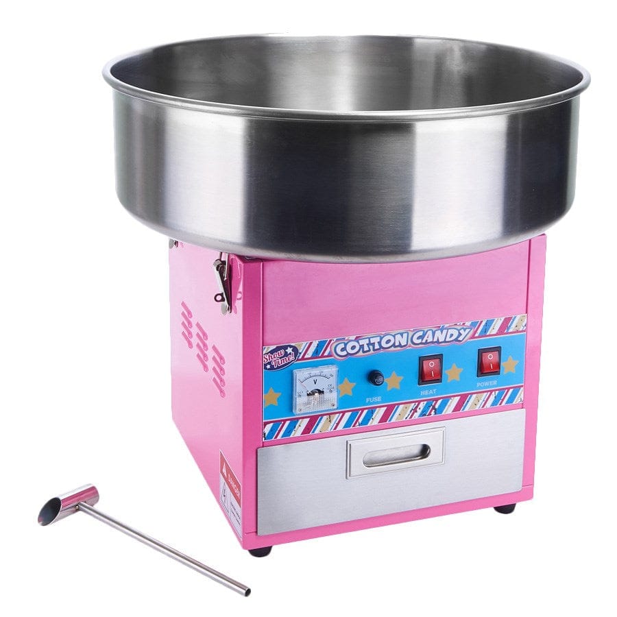 Winco Countertop Equipment Set Winco CCM-28 Showtime Cotton Candy Machine with Stainless Steel Bowl 20.5 Inches 1080 Watts | Denson CFE