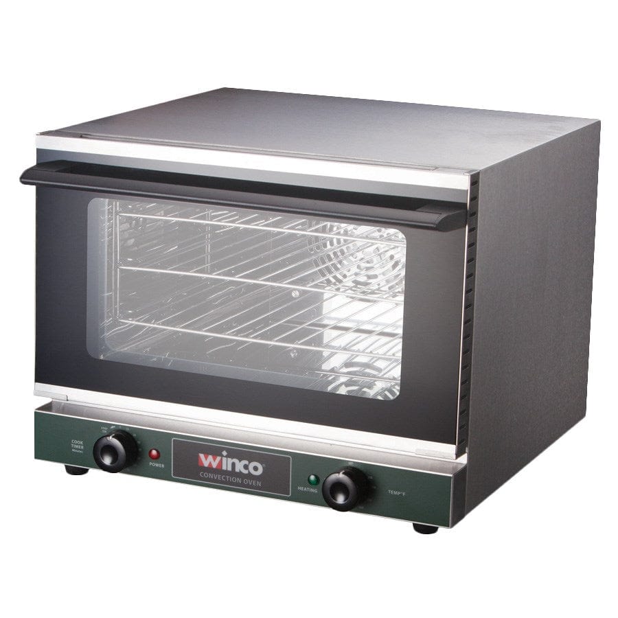 Winco Countertop Equipment Set Winco ECO-250 Quarter-Size Countertop Convection Oven, 0.8 Cubic Feet, 120V, 1440W