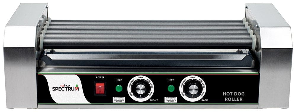 Winco Countertop Equipment Set Winco EHDG-5R Spectrum RollsRight Commercial Roller Grill for Perfectly Cooked Hot Dogs and Sausages | Denson CFE