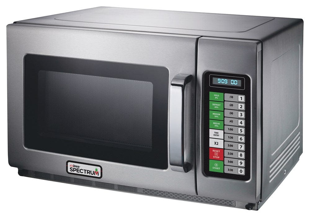 Winco Countertop Equipment Set Winco EMW-1000ST Spectrum Commercial Stainless Steel Touch Control Microwave