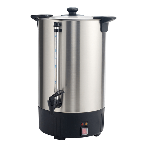 Winco Countertop Equipment Set Winco EWB-100A Commercial 100-Cup (16L) Stainless Steel Water Boiler, 110-120V, 1500W