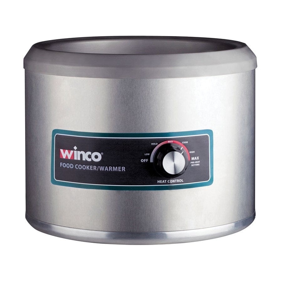 Winco Countertop Equipment Set Winco FW-11R500 Round Food Warmer and Cooker 11 Quart 120 Volt 1250 Watt | Denson CFE