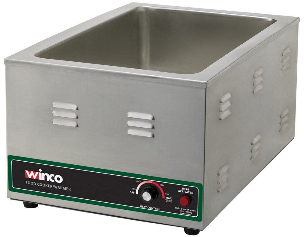 Winco Countertop Equipment Set Winco FW-S600 Electric Food Warmer/Cooker, 20" x 12" Opening, 1500W, 120V