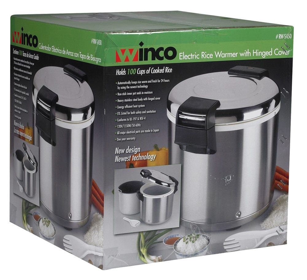 Winco Countertop Equipment Set Winco RW-S450 Rice Warmer, Electric, 100 Cup, 120V