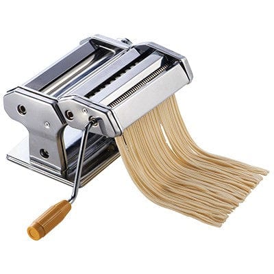 Winco Countertop Manual Prep Tools Set Winco NPM-7 Pasta Maker with Detachable Cutter and Adjustable Thickness | Denson CFE