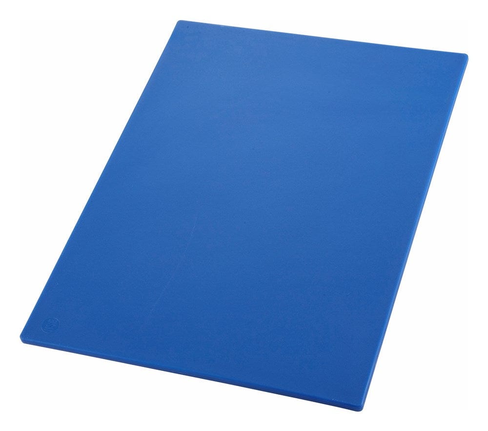 Winco Cutting Boards Each / Blue Winco CBBU-1824 18" x 24" x 1/2" Blue Polyethylene Plastic Cutting Board
