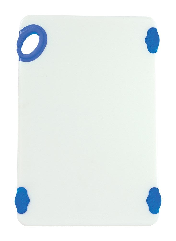 Winco Cutting Boards Each / Blue Winco CBN-1218BU STATIKBOARD Blue Cutting Board with Hook 12 inch x 18 inch x 1/2 inch | Denson CFE
