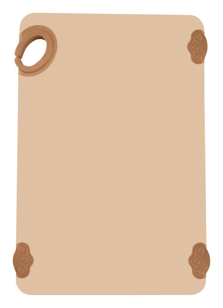 Winco Cutting Boards Each / Brown Winco CBK-1218 StatikBoard 12x18 Cutting Board with Hook and Non-Slip Feet | Denson CFE