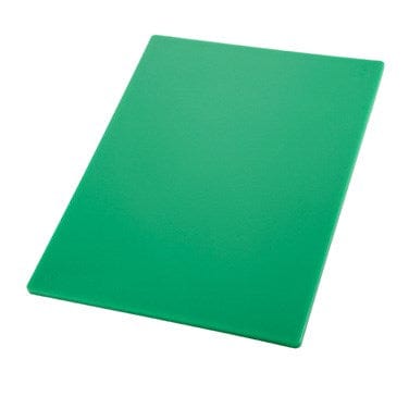 Winco Cutting Boards Each / Green Winco CBGR-1218 Cutting Board 12 inch x 18 inch x 1/2 inch Green BPA Free Polyethylene | Denson CFE