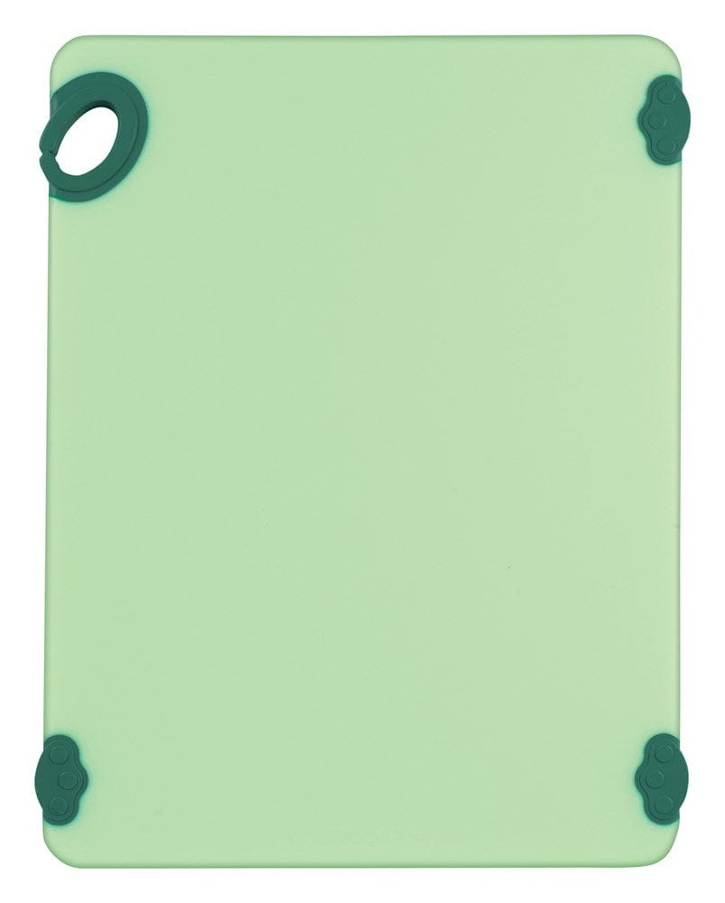 Winco Cutting Boards Each / Green Winco CBK-1520GR STATIKBOARD Cutting Board 15 x 20 Green with Rubber Grip Hook | Denson CFE