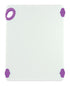 Winco Cutting Boards Each / Purple Winco CBN-1520PP Allergen-Free STATIKBOARD Cutting Board with Hook 15 inch x 20 inch | Denson CFE