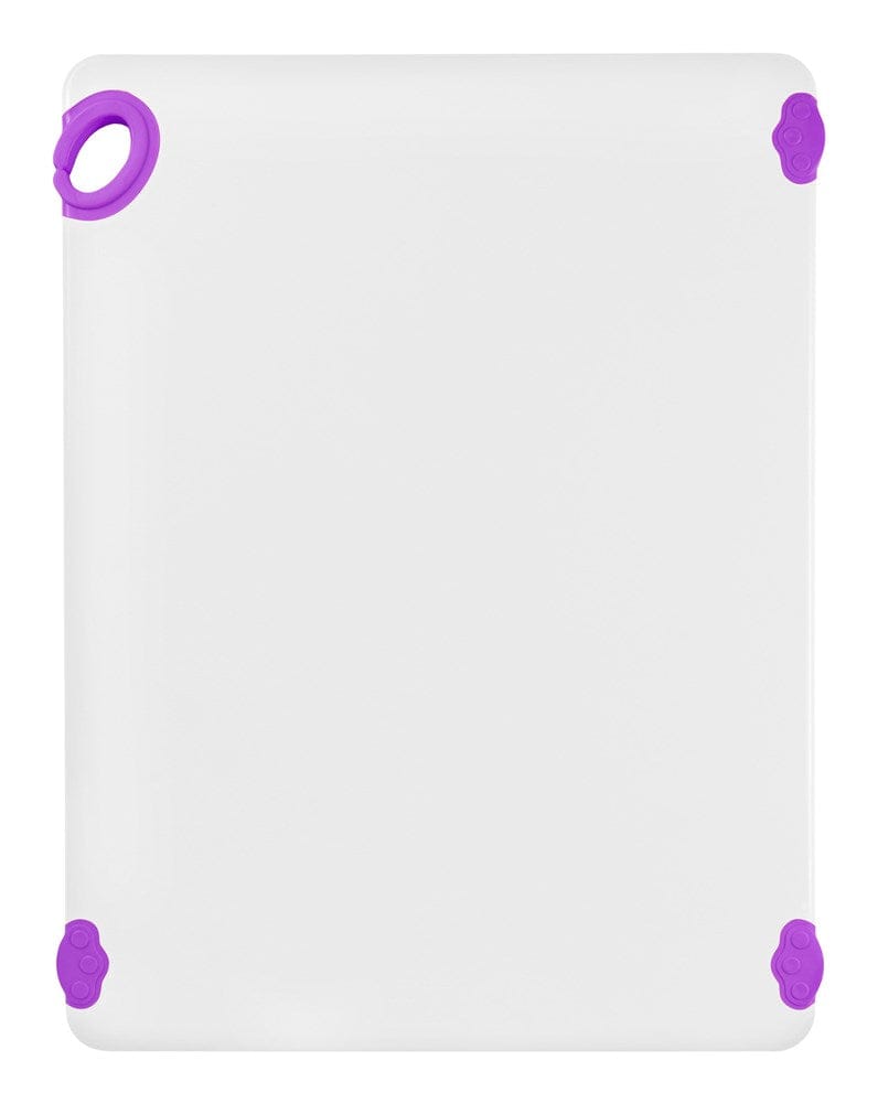 Winco Cutting Boards Each / Purple Winco CBN-1824PP Allergen Free STATIKBOARD Cutting Board with Hook 18 x 24 x 1/2 Purple | Denson CFE