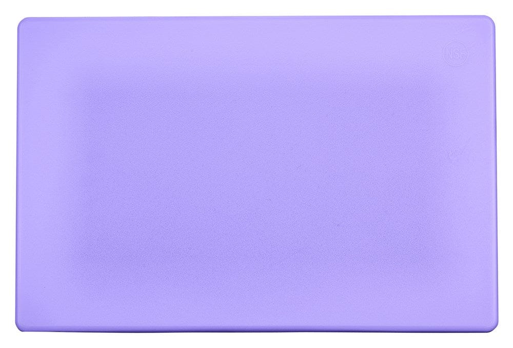 Winco Cutting Boards Each / Purple Winco CBPP-1218 Allergen Free Purple Cutting Board 12 x 18 x 1/2 | Denson CFE