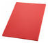 Winco Cutting Boards Each / Red Winco CBRD-1218 Red Polypropylene Plastic Cutting Board 12 Inch x 18 Inch x 1 Half Inch | Denson CFE