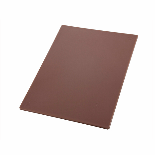 Winco Cutting Boards Each Winco CBBN-1824 Brown Polyethylene Cutting Board 18 by 24 Inches | Denson CFE