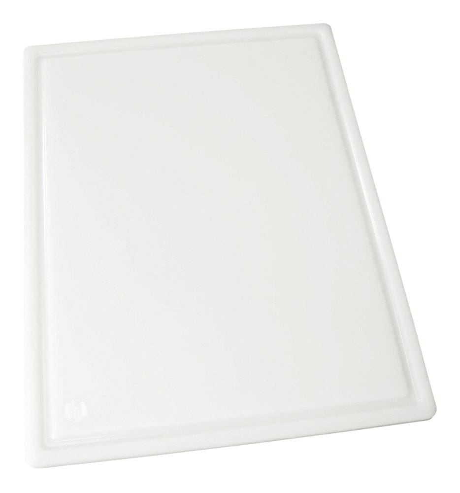 Winco Cutting Boards Each Winco CBI-1520 Grooved Cutting Board 15 x 20 x 1/2 White | Denson CFE