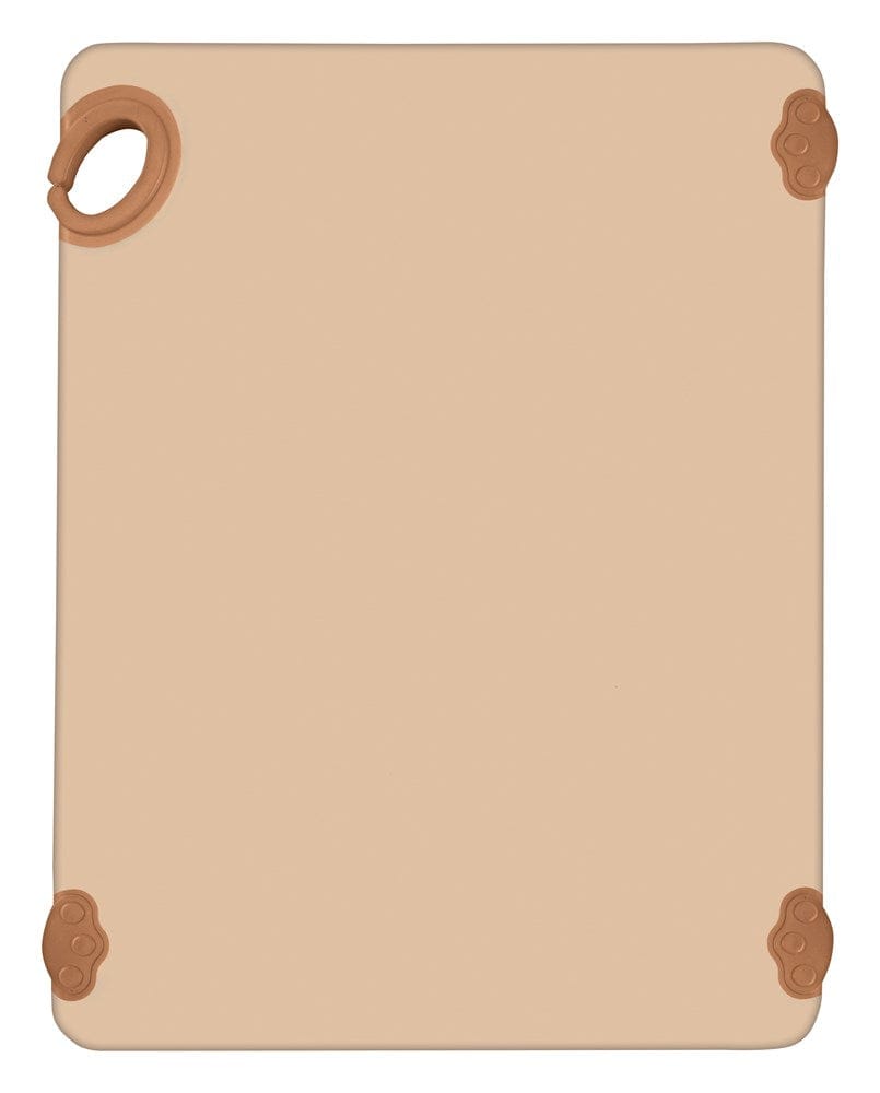 Winco Cutting Boards Each Winco CBK-1520BN Statikboard Cutting Board 15 x 20 x 1/2 Full Colour Brown with Hook | Denson CFE