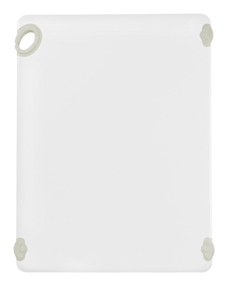 Winco Cutting Boards Each Winco CBN-1824WT STATIKBoard 18x24 Inch White Cutting Board with Hook Dishwasher Safe BPA Free | Denson CFE