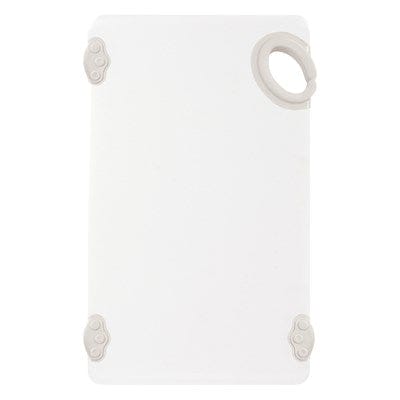 Winco Cutting Boards Each Winco CBN-610WT Statikboard Cutting Board with Hook 6x10 Inch White | Denson CFE