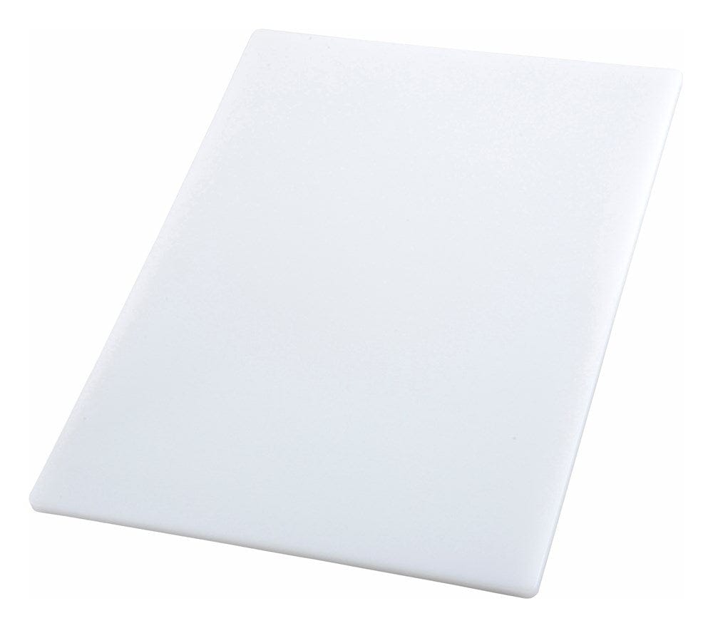 Winco Cutting Boards Each Winco CBWT-1830 White Plastic Cutting Board 18 x 30 Inch Non-Porous NSF Listed BPA Free | Denson CFE