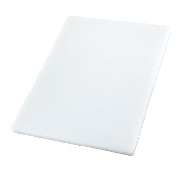 Winco Cutting Boards Each Winco CBXH1218 White Plastic Cutting Board 12 Inches by 18 Inches | Denson CFE