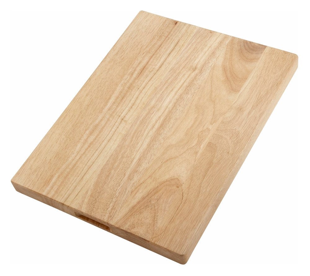 Winco Cutting Boards Each Winco WCB-1218 Premium Wood Cutting Board 12 x 18 x 1-3/4 Thick | Denson CFE