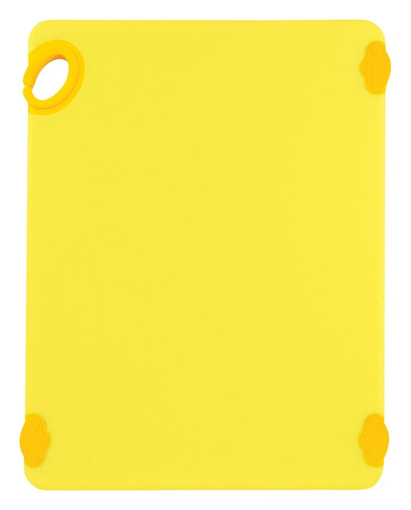 Winco Cutting Boards Each / Yellow Winco CBK1520YL STATIKBoard Cutting Board with Hook 15 x 20 x 1/2 Inch Yellow | Denson CFE