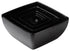 Winco Dinnerware Case / Melamine / Black Winco WDM009301 Ardesia Linza 2.5 Inch Black Melamine Square Mini Bowl 48 Pack | Denson CFE
