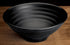 Winco Dinnerware Case / Melamine / Black Winco WDM012-302 Ardesia Kumata 9 Inch Black Melamine Bowl Break Resistant Dishwasher Safe | Denson CFE